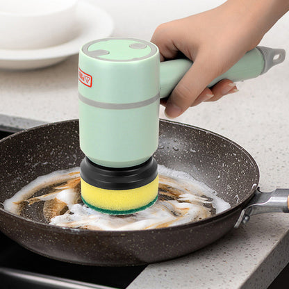 The Detail Cleaning System being used on a kitchen sink